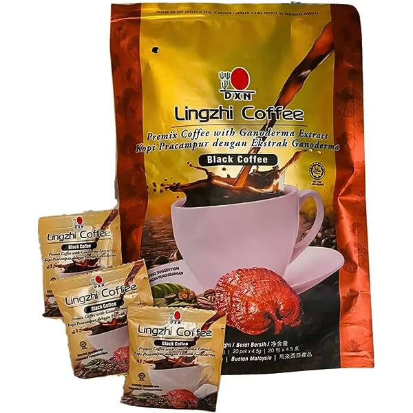 Cafe Negro 2 en 1 Lingzhi Coffe DXN Ganoderma lucidum 90g
