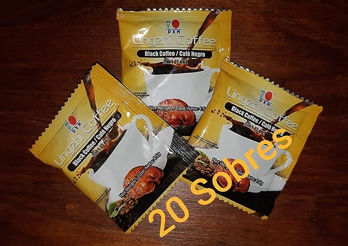 Cafe Negro 2 en 1 Lingzhi Coffe DXN Ganoderma lucidum 90g