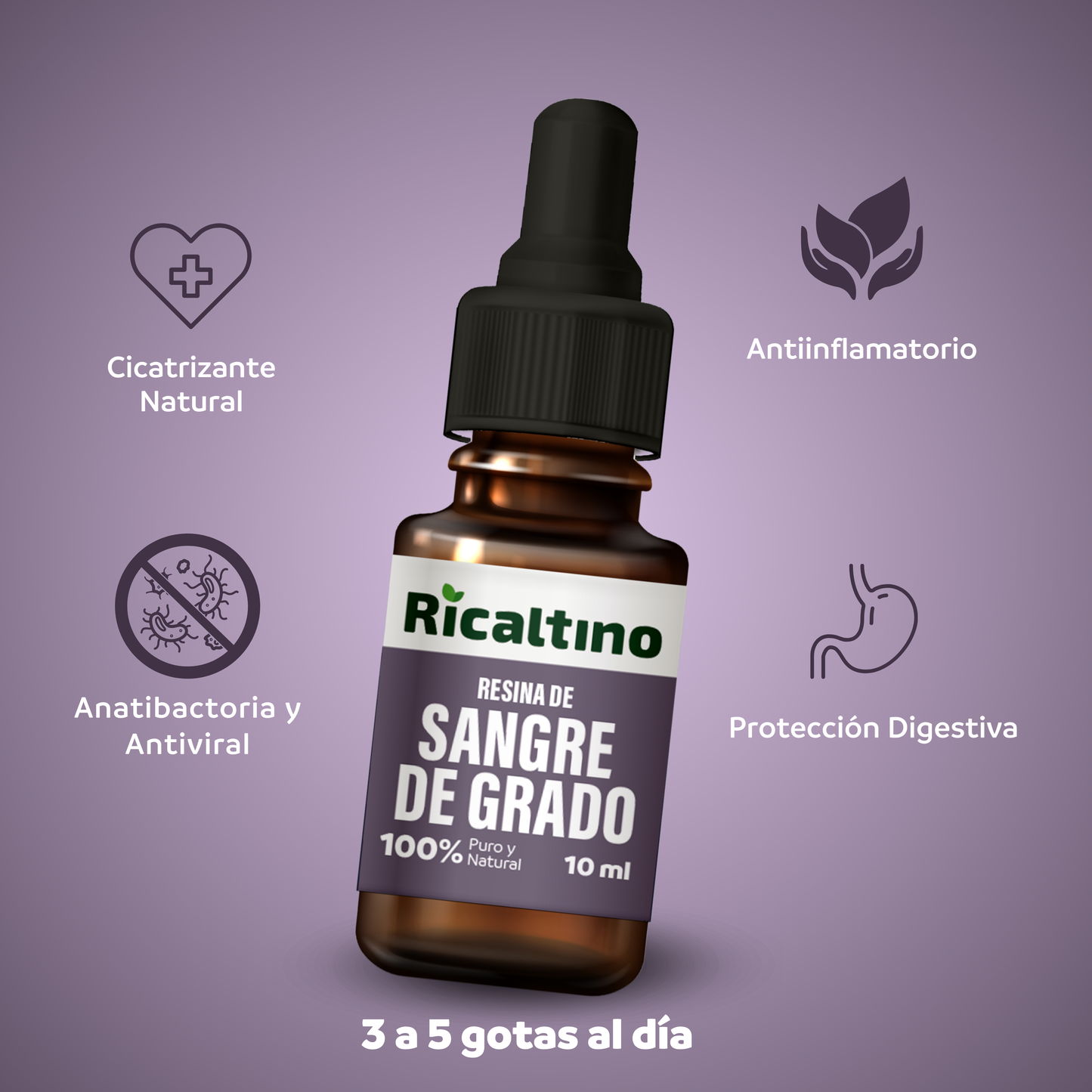 Resina de Sangre de Grado Ricaltino 10ml