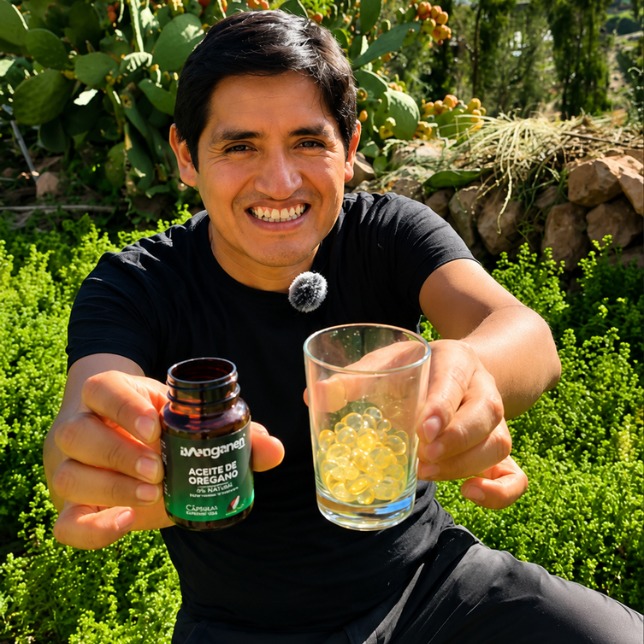 Aceite de Orégano y Aceite de Coco MCT | 60 Cápsulas