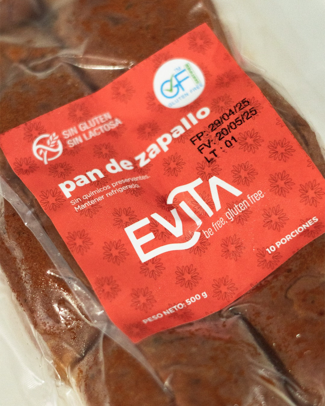 Pan de Zapallo Evita 500g