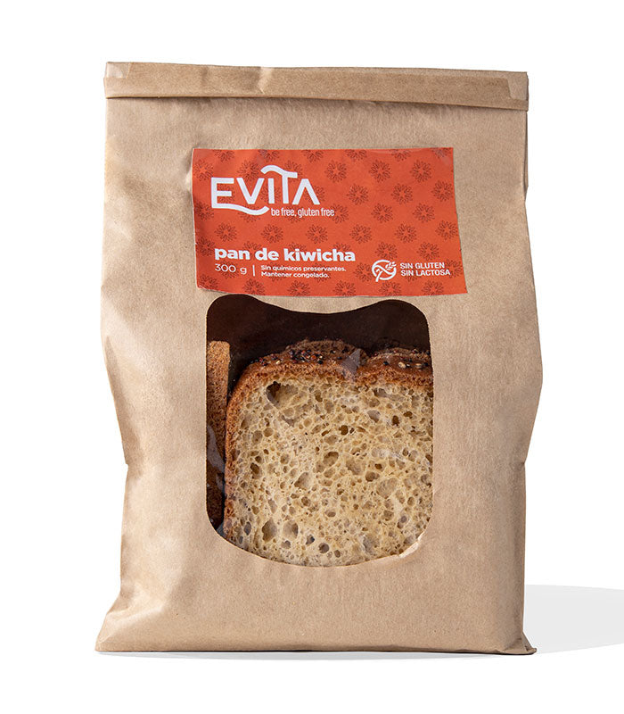 Pan de molde kiwicha sin gluten Evita 300g