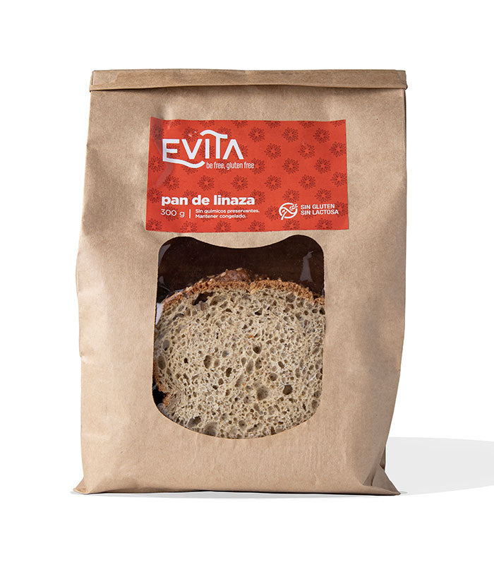 Pan de Molde Linaza sin gluten Evita 300g