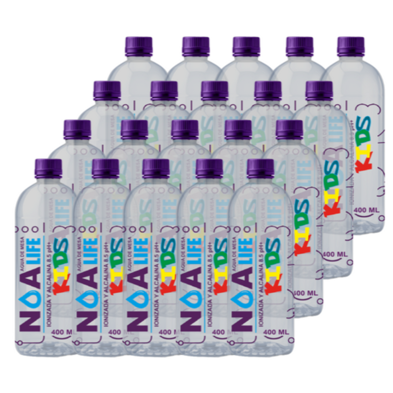 Agua Ionizada y Alcalina Bot. Pet Noalife 20 unid x 400 ml