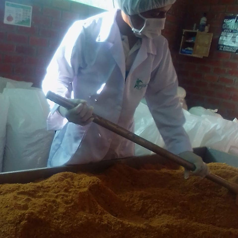 Panela Ecológica de Piura 100% jugo de caña deshidratada y granulada 25Kg