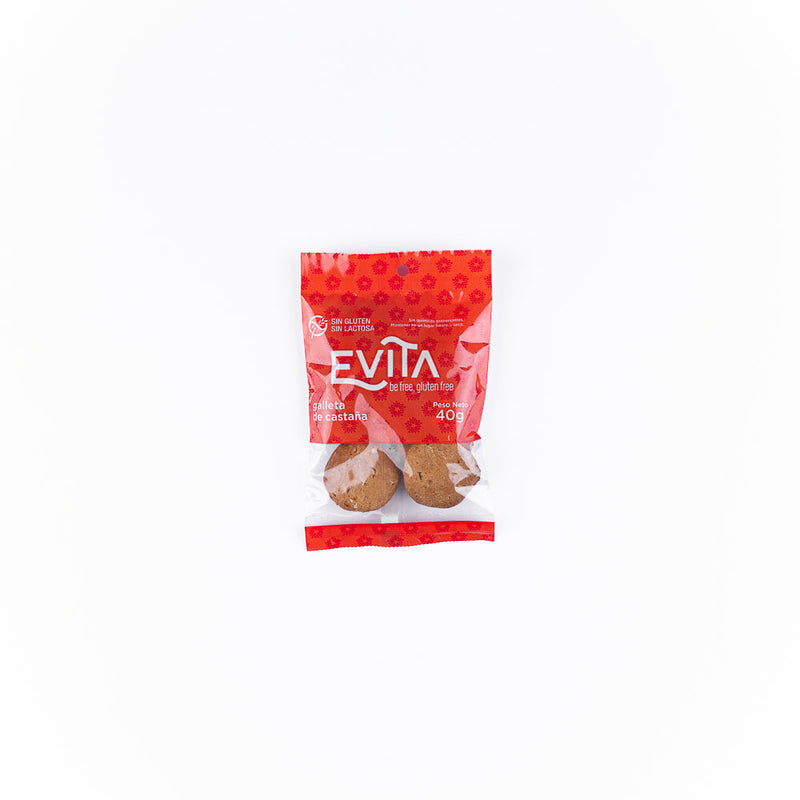 Galleta con castañas sin gluten Evita 40g