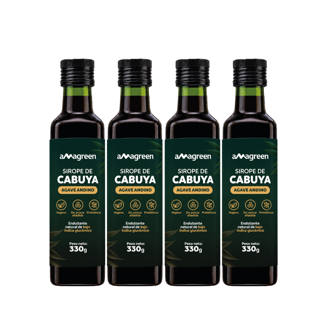 4 JarabeS de Cabuya (Agave Andino) 330g