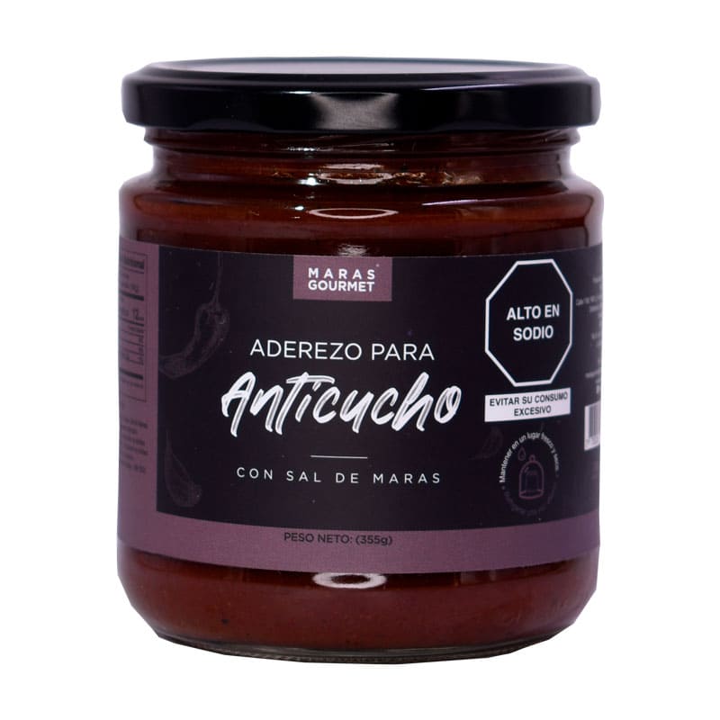 Aderezo para Anticucho con sal Rosada Maras Gourmet 355g