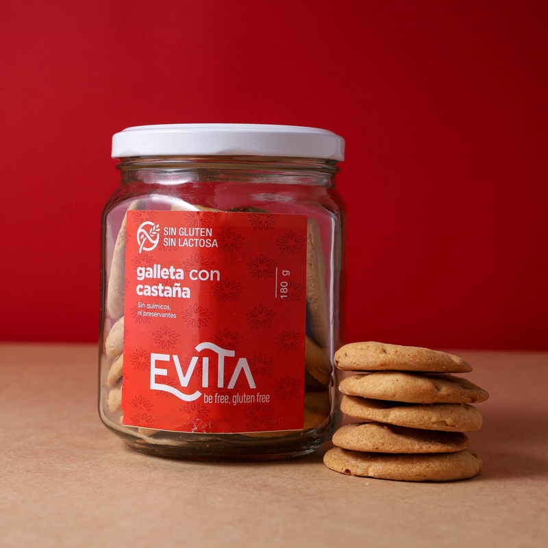 Galleta con castañas sin gluten Evita 180g