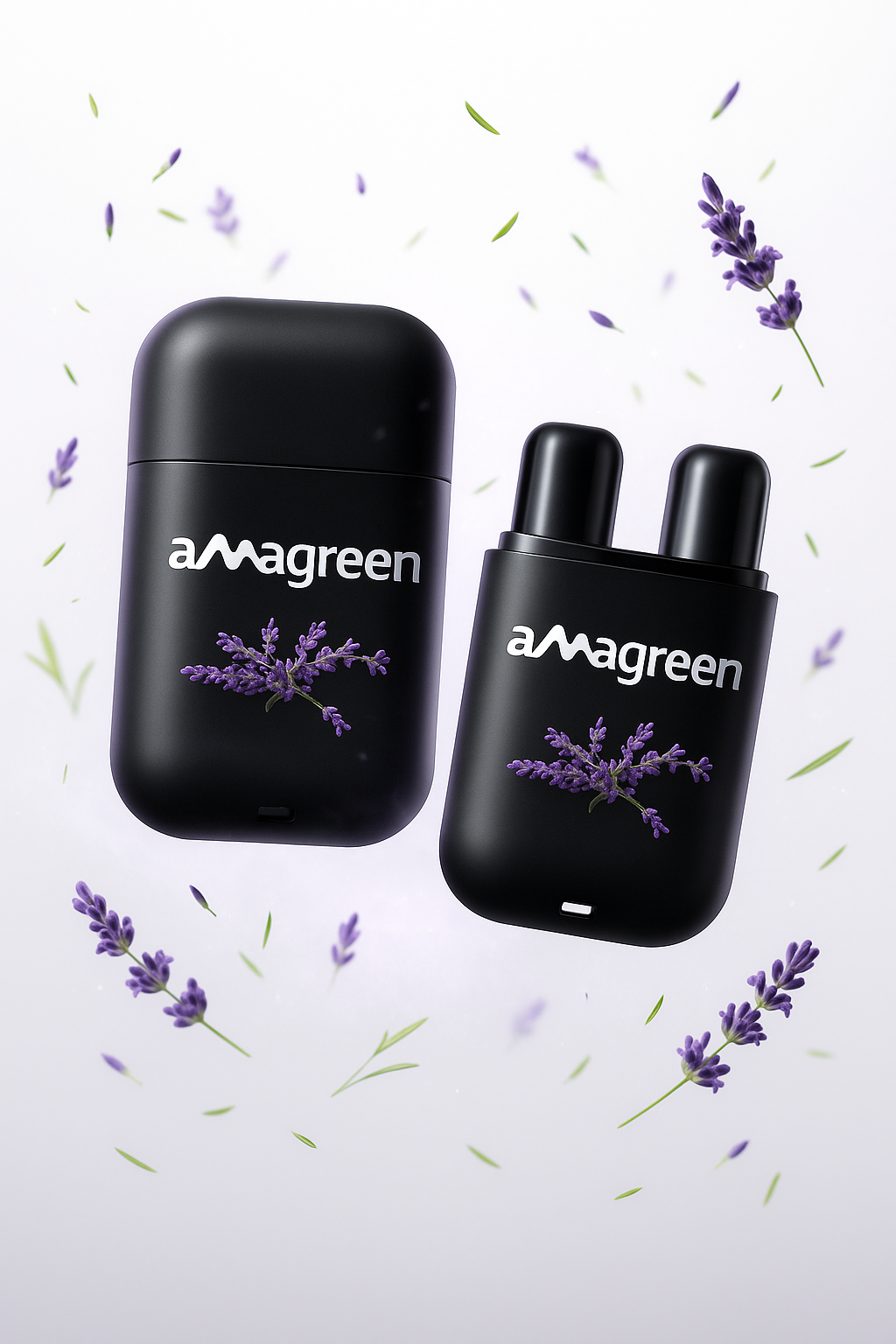 Amagreen Inhalador nasal de aceite esencial Pack 3 Unidades
