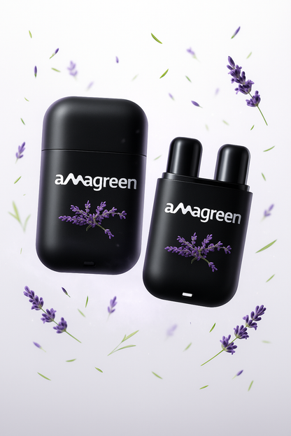 Amagreen Inhalador nasal de aceite esencial Pack 3 Unidades