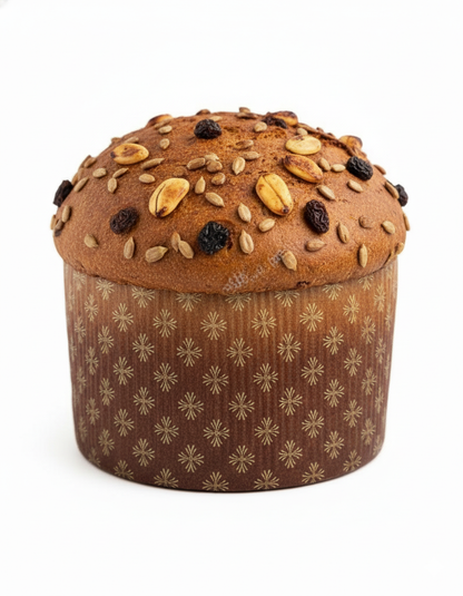 Pack x 3 Panetón Vegano sin Azúcar Añadida con Sacha Inchi, Multisemillas y Miel de Cabuya 750 g