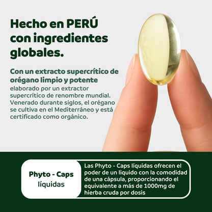 Pack Aceite de Orégano y Coco MCT 60 cápsulas + 30ml en gotas