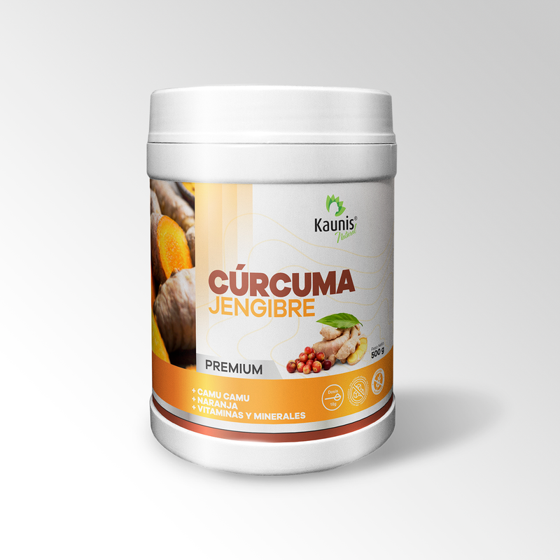 Cúrcuma y Jengibre + Camu camu Kaunis 350g