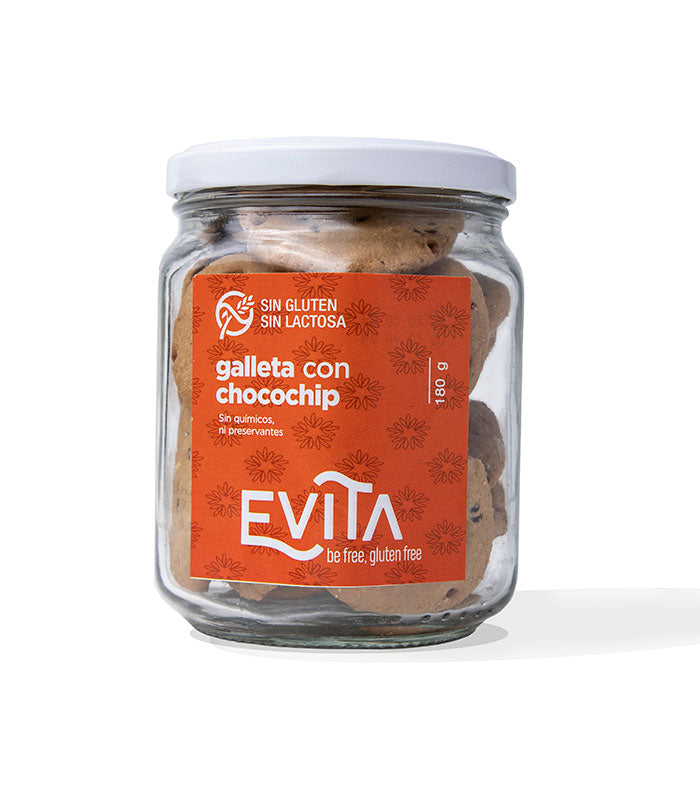 Galleta chocochip sin gluten Evita 180g