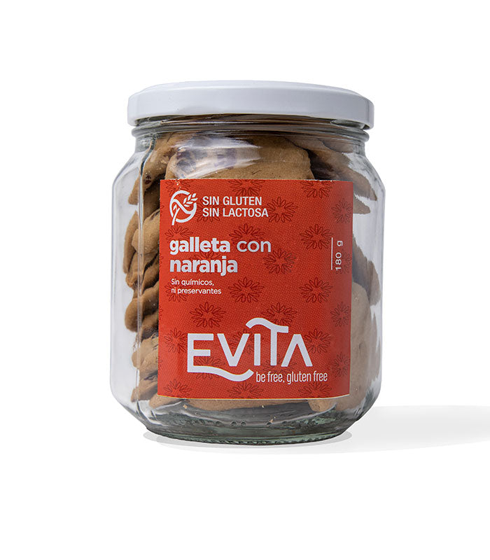 Galleta de naranja con arándanos sin gluten Evita 180g