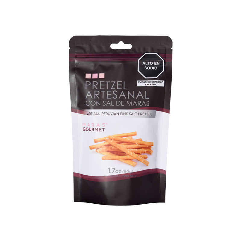 Pretzel con Sal de Maras Maras Gourmet Bolsa 50g