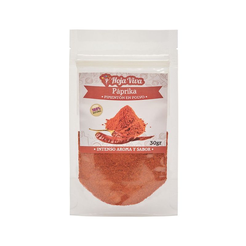 Paprika Deshidratada en Polvo Hoja Viva Doypack 30g