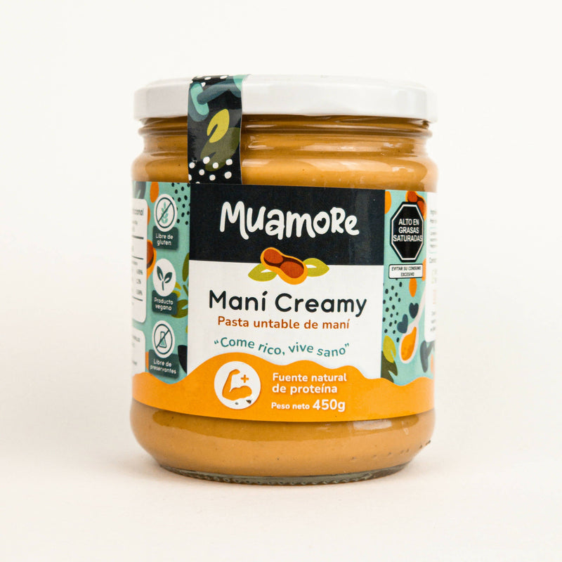 Mantequilla de Mani Crunchy Muamore 450g